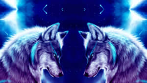 Galaxy Wolf arka planı — Galaksi kurt Duvar Kağıdı