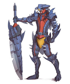 Garchomp Erkek Zırhı duvar kağıdı — Pokemon kılıç ve kalkan Duvar Kağıdı