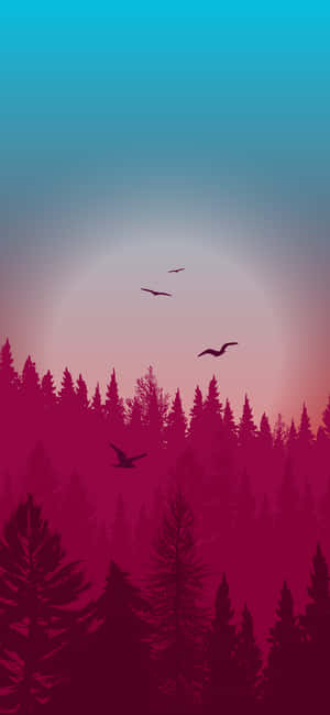 Night Forest — Pixel 8 Duvar Kağıdı