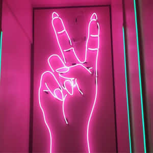 Neon Pembe Estetik Görseller — Açık pembe estetik Duvar Kağıdı