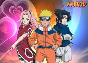 Genç Naruto, Sasuke ve Sakura Posteri duvar kağıdı — Naruto ve sasuke Duvar Kağıdı