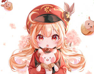 Genshin Impact Uzun Saçlı Klee — Genshin impact GIF Duvar Kağıdı