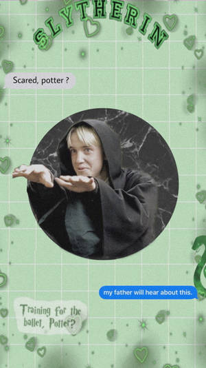 Gingham Estetik Draco Malfoy — Harry potter estetik Duvar Kağıdı