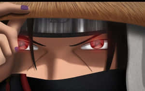 Gizemli Itachi Uchiha, ay ışığının parıltısında kendinden emin bir şekilde duruyor. — Itachi Duvar Kağıdı