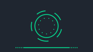 Simple circle wheel graphic design wallpaper