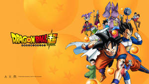 Dragon Ball Z San Goku diğer karakterlerle, Vegeta. Süper saiyan kahraman anime karakterleri.