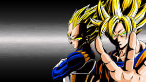 Goku ve Vegeta, Moro'yu yenmek için güçlerini birleştiriyor — Dragon ball super GIF Duvar Kağıdı