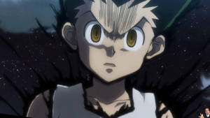 Gon Freecss Kara Güçler — Karanlık anime GIF Duvar Kağıdı