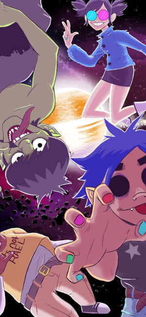 Gorillaz iPhone [duvar kağıdı] — Xiaomi 17 Max Duvar Kağıdı