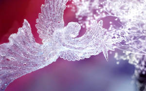 Kristal Noel meleği duvar kağıdı