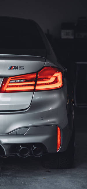 Gri BMW M5 Araba iPhone — iPhone 12 Duvar Kağıdı