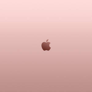 Gül Altını Estetik Apple Logosu — Gül altın estetiği Duvar Kağıdı