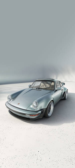 Gümüş Porsche 911 — Pixel 10 Duvar Kağıdı