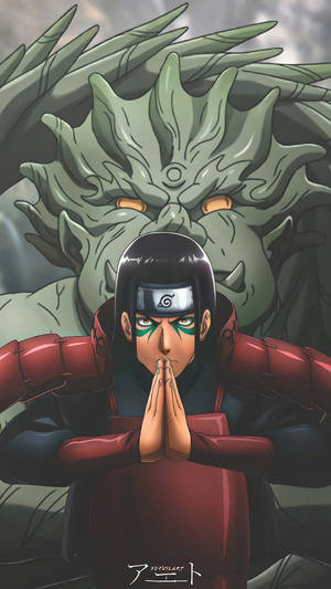 Ejderhalı Hashirama Telefonu — Anime iPhone Duvar Kağıdı