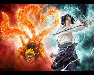 Harika Naruto ve Sasuke — Naruto vs sasuke Duvar Kağıdı