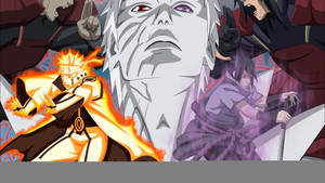 Hashirama Senju Beş Karakter — Naruto vs sasuke Duvar Kağıdı