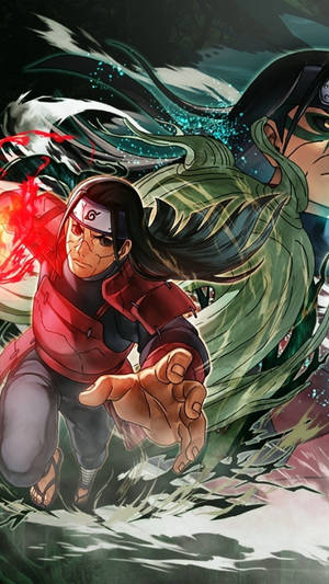 Hashirama Senju ve Uzun Saç — Naruto shippuden GIF Duvar Kağıdı