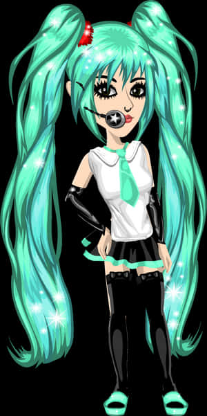 Hatsune Miku Msp, HD Png İndir