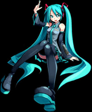 Hatsune Miku Png , Png İndir - Hatsune Miku, Şeffaf Png