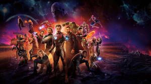 Havalı Avengers Infinity War Kahraman Duruşu — Havalı GIF Duvar Kağıdı