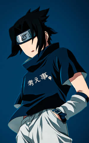 Havalı Sasuke'nin Anime Estetiği Profil Fotoğrafı — Sasuke Duvar Kağıdı