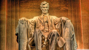 HD Lincoln Anıtı — Kahverengi estetik GIF Duvar Kağıdı
