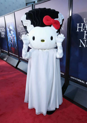 Hello Kitty Cadılar Bayramı Hayaleti duvar kağıdı — Hello Kitty Cadılar Bayramı Duvar Kağıdı
