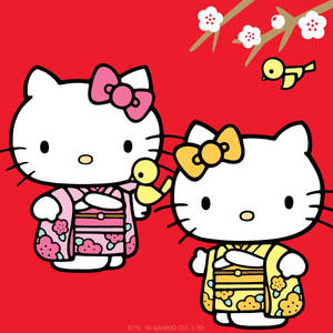 Hello Kitty Cadılar Bayramı Kimono duvar kağıdı — Hello Kitty Cadılar Bayramı Duvar Kağıdı