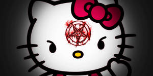 Hello Kitty Cadılar Bayramı Kanlı İşaret duvar kağıdı — Hello Kitty Cadılar Bayramı Duvar Kağıdı