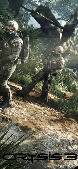 iPhone X Crysis 3 Arkaplan — Realme C73 Duvar Kağıdı