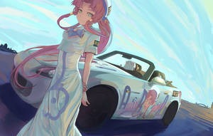 Honda S2000 anime araba duvar kağıdı
