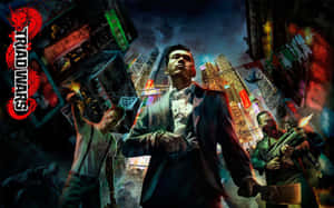 Sleeping Dogs arka plan — Uyuyan köpekler Duvar Kağıdı