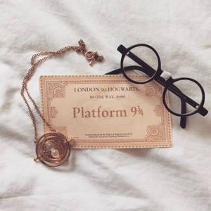 Hp Hogwarts Ekspres Bileti Estetiği — Beyaz estetik Duvar Kağıdı