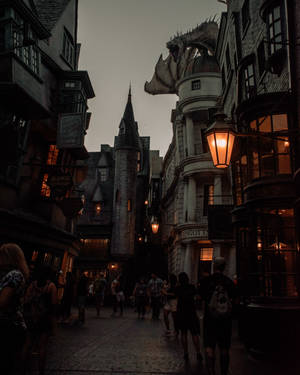HP Sokakları Estetiği — Estetik harry potter Duvar Kağıdı