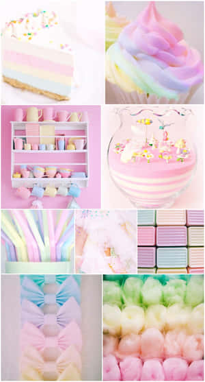 Pastel Gökkuşağı Arka Planı — Pastel gökkuşağı Duvar Kağıdı