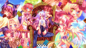 No Game No Life arka planı — No Game No Life Duvar Kağıdı