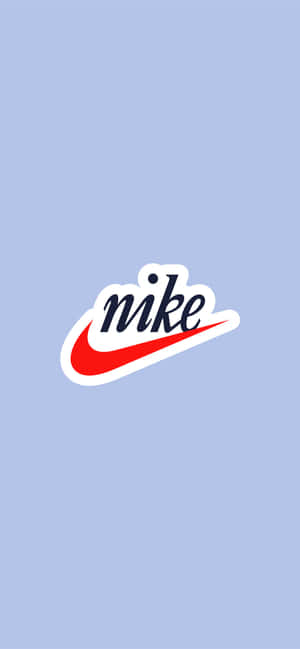 Mavi Nike Logosu — iPhone 17 Duvar Kağıdı
