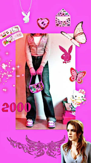 İndie Kit Estetiği Lindsay Lohan Pembe