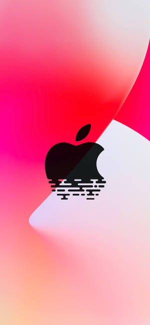 Kırmızı Apple logosu iPhone 12 duvar kağıdı — iPhone 13 Mini Duvar Kağıdı