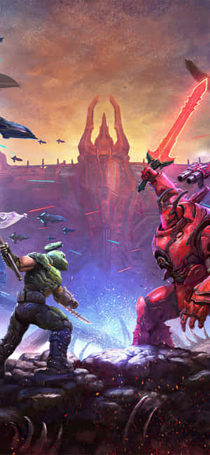 Doom Eternal iPhone — 1170x2532 Duvar Kağıdı