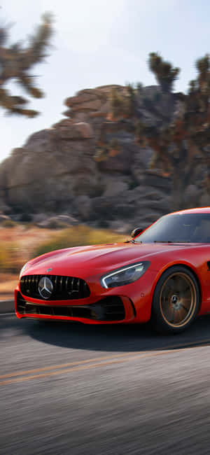 iPhone X AMG GT-R Arka Planı — RedMagic 11S Pro Duvar Kağıdı