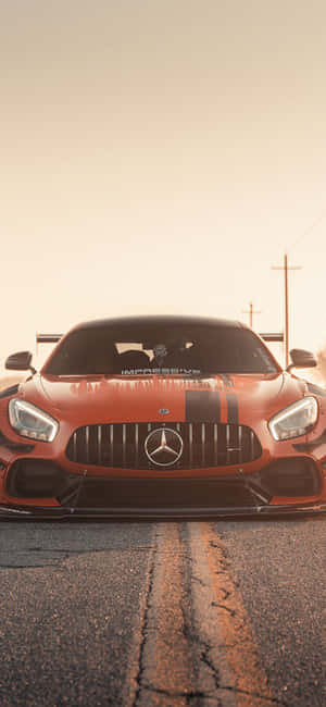 iPhone X AMG GT-R Arka Planı — Galaxy S25 Ultra Duvar Kağıdı