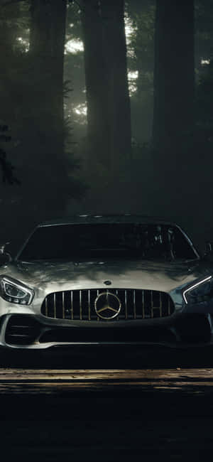 iPhone X AMG GT-R Arka Planı — Moto G77 Power Duvar Kağıdı