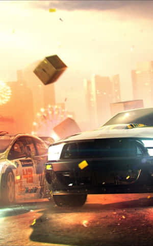 iPhone X Dirt Showdown Arka Planı — Huawei MatePad Mini Duvar Kağıdı