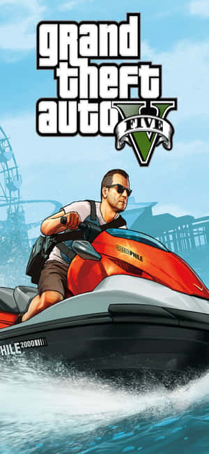 iPhone X Grand Theft Auto V Arka Planı — Vivo V70 Elite Duvar Kağıdı