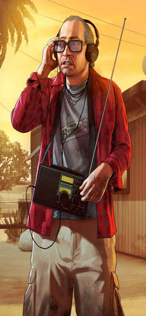 iPhone X Grand Theft Auto V Arkaplanı — iPhone X Duvar Kağıdı