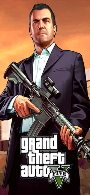 iPhone X Grand Theft Auto V Arka Planı — Realme C Duvar Kağıdı