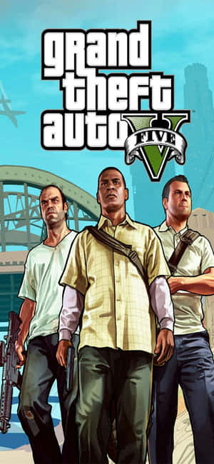 iPhone X Grand Theft Auto V Arkaplanı — iPhone X Duvar Kağıdı