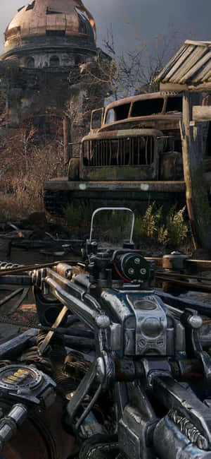 Iphone X Metro Exodus Arka Planı — POCO M8 Duvar Kağıdı