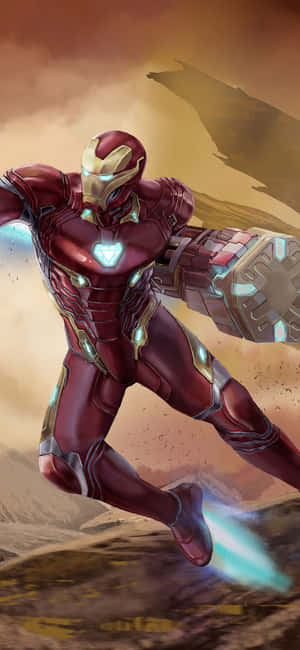 iPhone X Iron Man Arkaplanı — Honor X5d Duvar Kağıdı